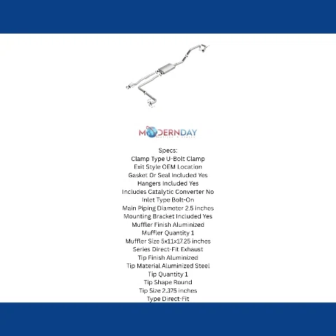 2012-2017 Nissan Direct-Fit Replacement Exhaust System 4.0L V6 106-0296